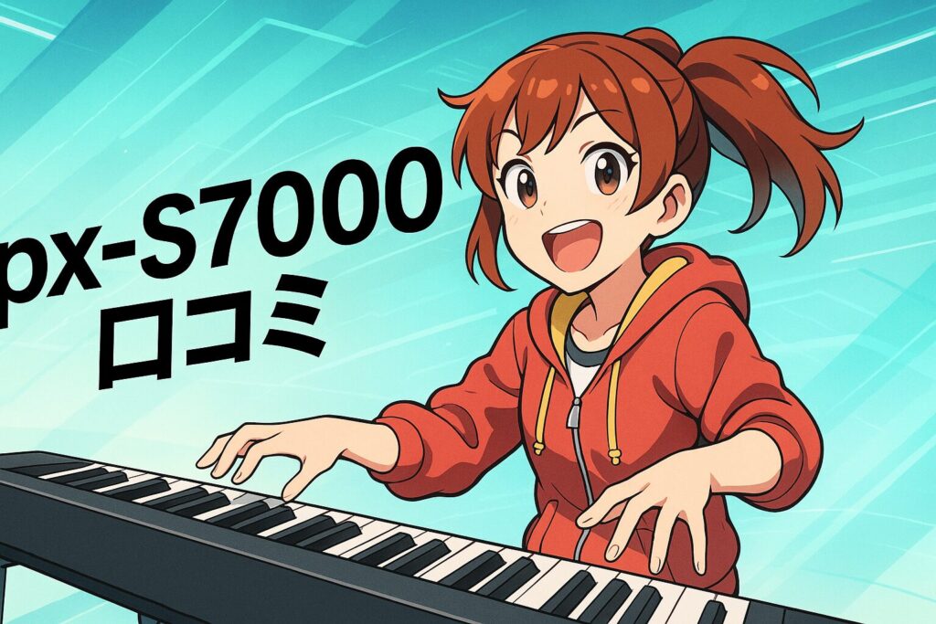 CASIO Privia PX-S7000口コミ！デザインと高機能の魅力