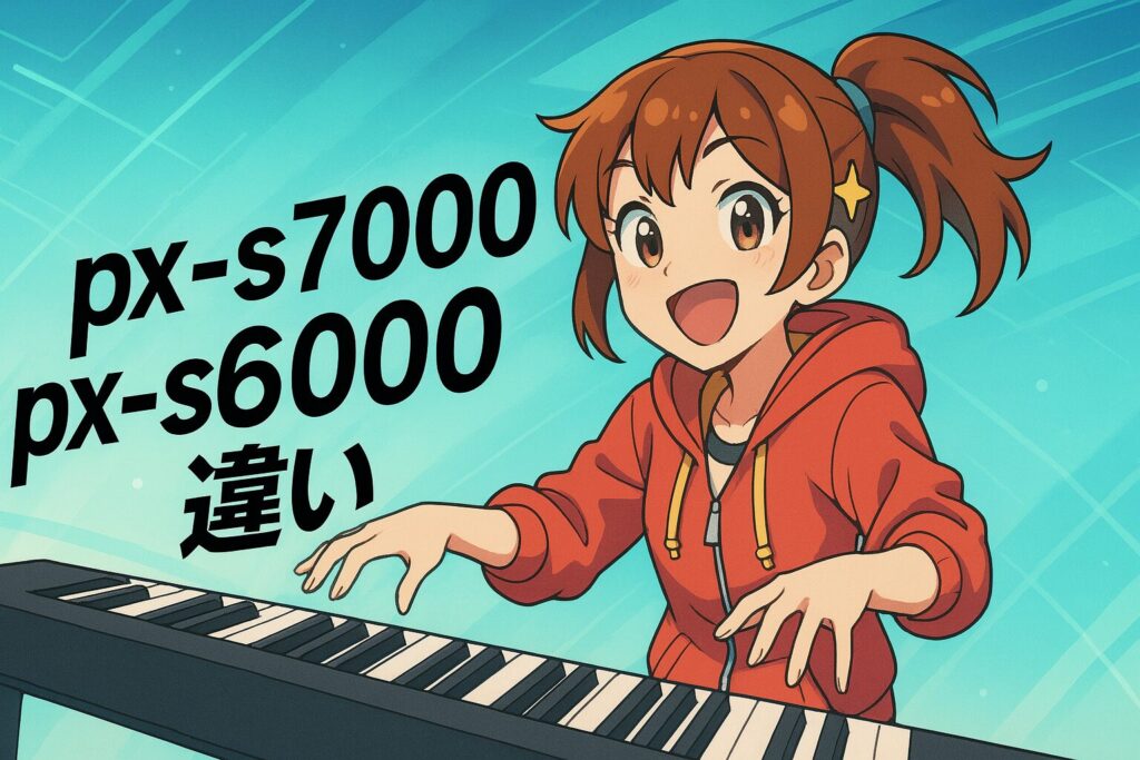 Privia PX-S7000とPX-S6000の違いを徹底比較！