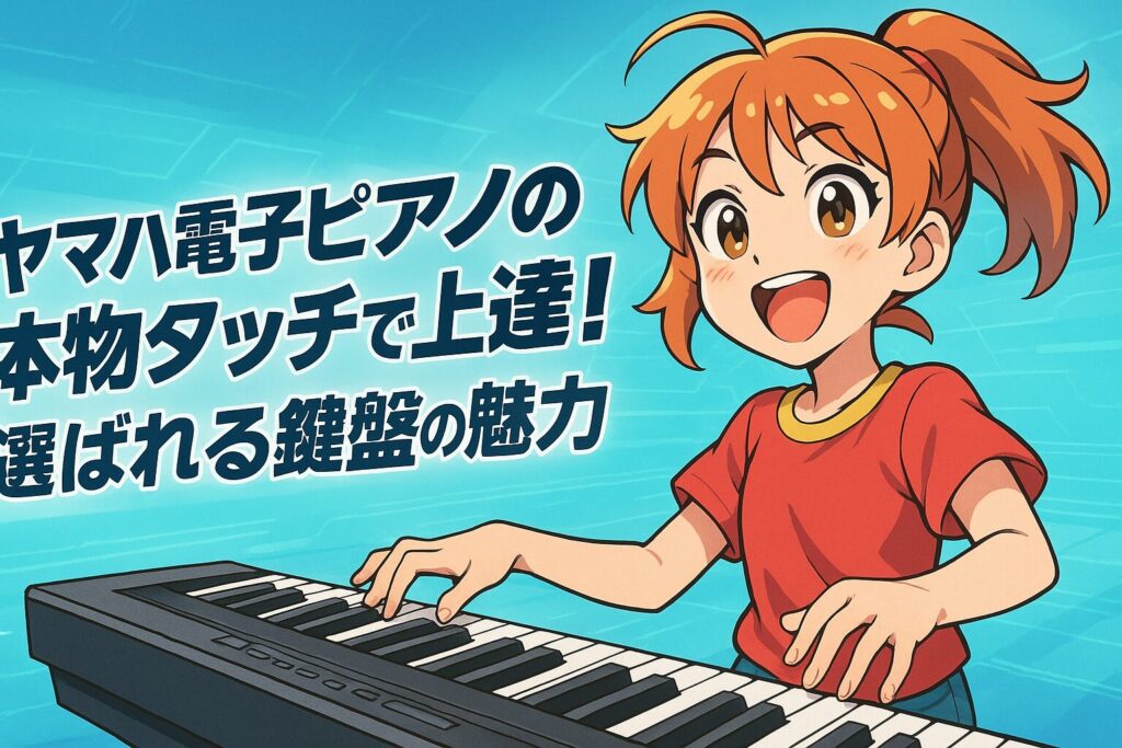 ヤマハ電子ピアノの本物タッチで上達！選ばれる鍵盤の魅力