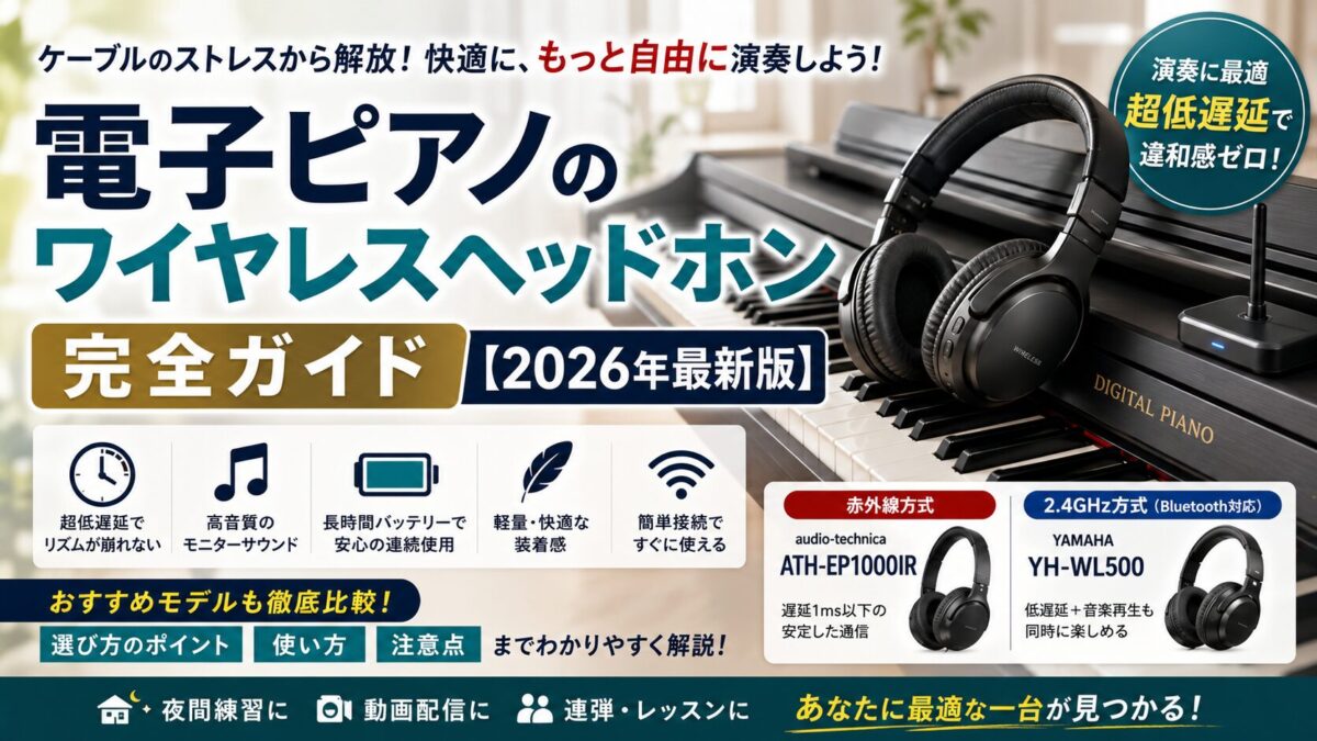 ワイヤレスヘッドホン完全ガイド