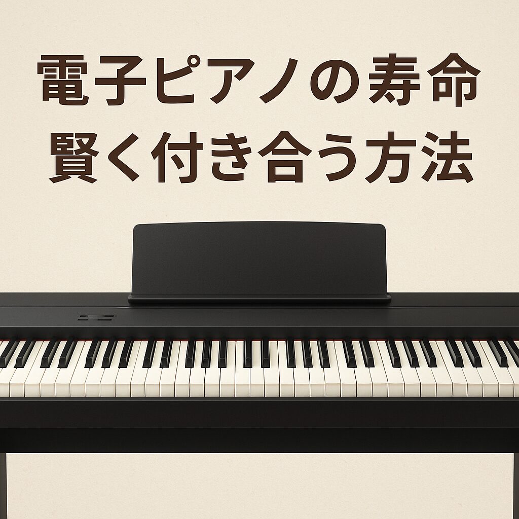電子ピアノの寿命と賢く付き合う方法