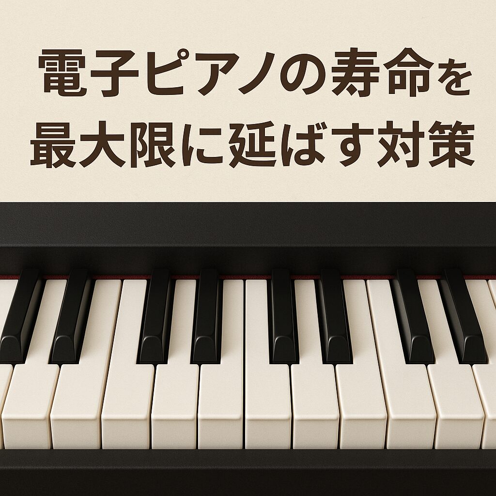 電子ピアノの寿命を最大限に延ばす対策