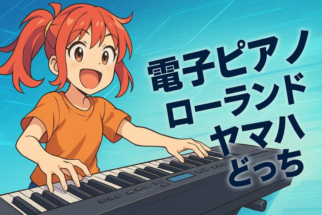 電子ピアノ ローランド ヤマハ どっちが買い？機能と価格を徹底比較