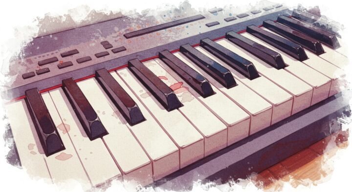 電子ピアノ 鍵盤 戻らない