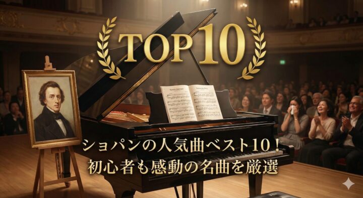 ショパンの人気曲ベスト10！初心者も感動の名曲を厳選