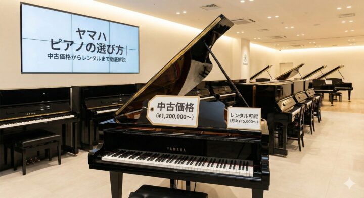 ヤマハ ピアノの選び方｜中古価格からレンタルまで徹底解説
