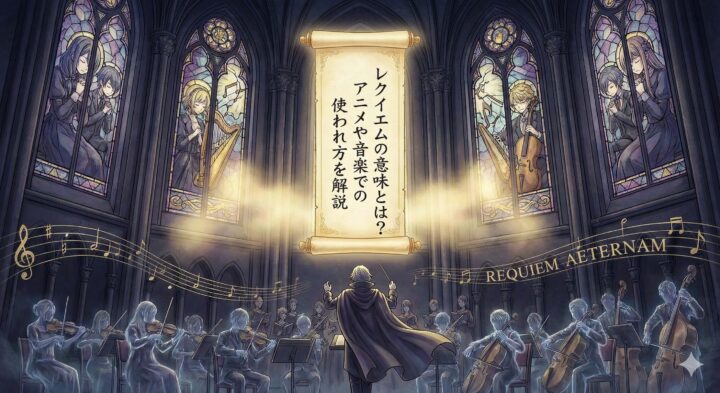 レクエイムの意味とは？アニメや音楽での使われ方を解説