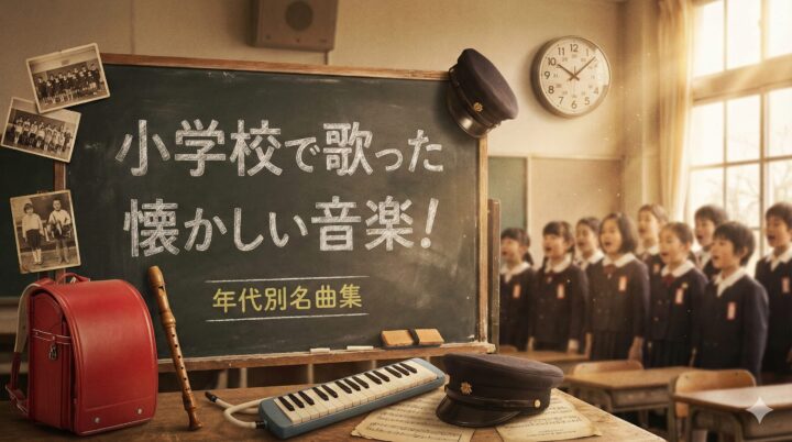 小学校で歌った懐かしい音楽！年代別名曲集