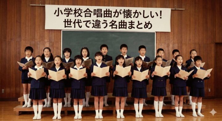 小学校合唱曲が懐かしい！世代で違う名曲まとめ
