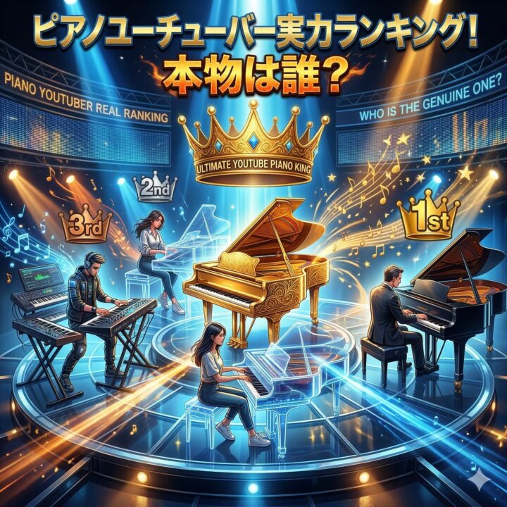 ピアノユーチューバー実力ランキング！本物は誰？2