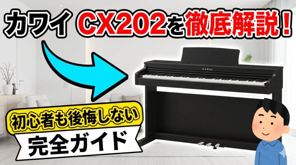 カワイのCX202を徹底解説！初心者も後悔しない完全ガイド