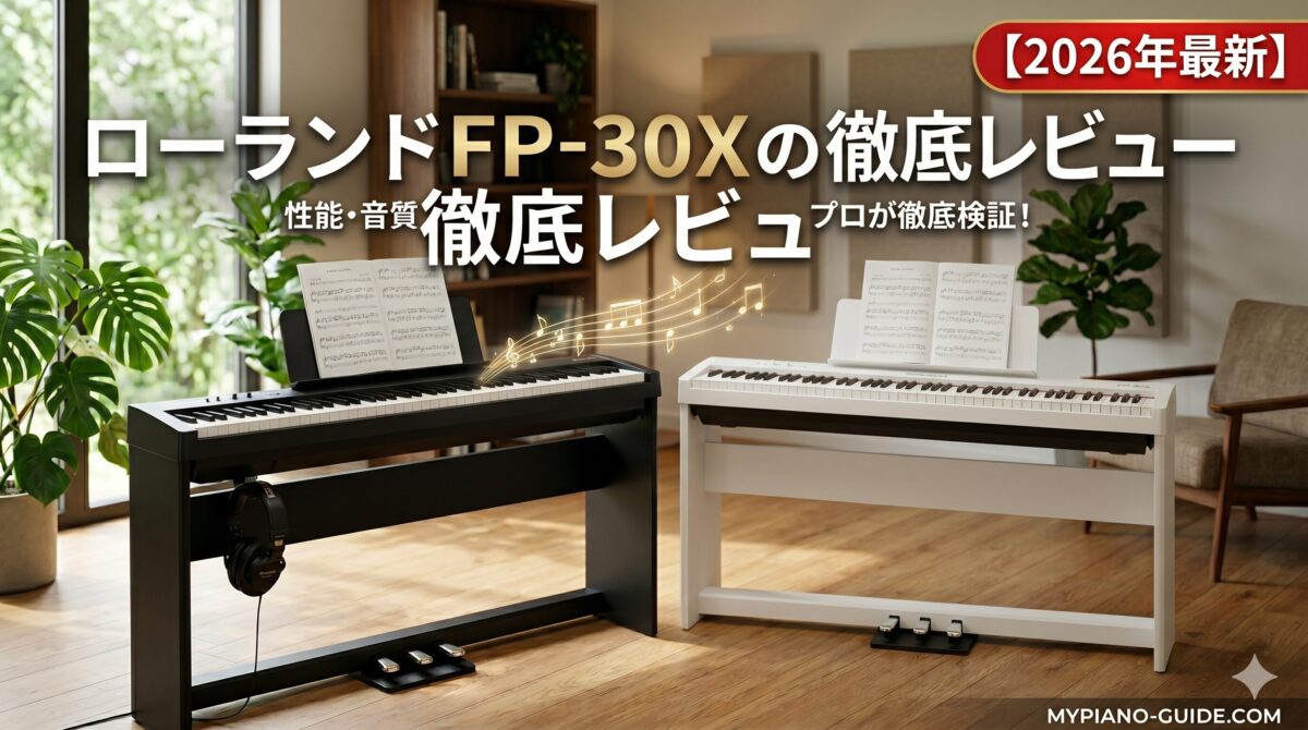 ローランドFP-30Xの徹底レビュー【2026年最新】